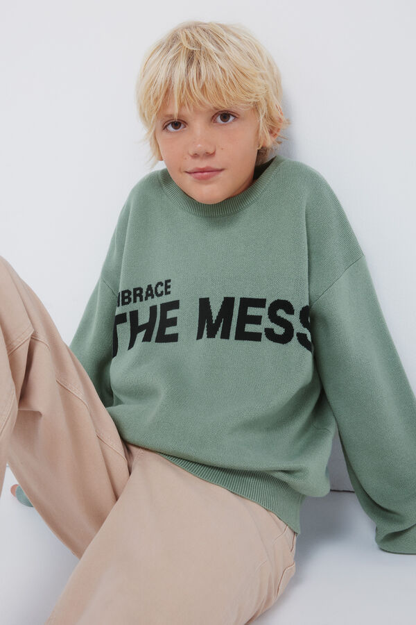 Springfield Kids Jersey "The mess" ni&ntilde;o verde