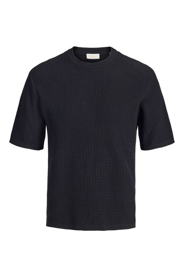 Jack & Jones Camisola de malha relaxed fit preto