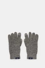 Springfield Luvas de malha bicolor cinzento