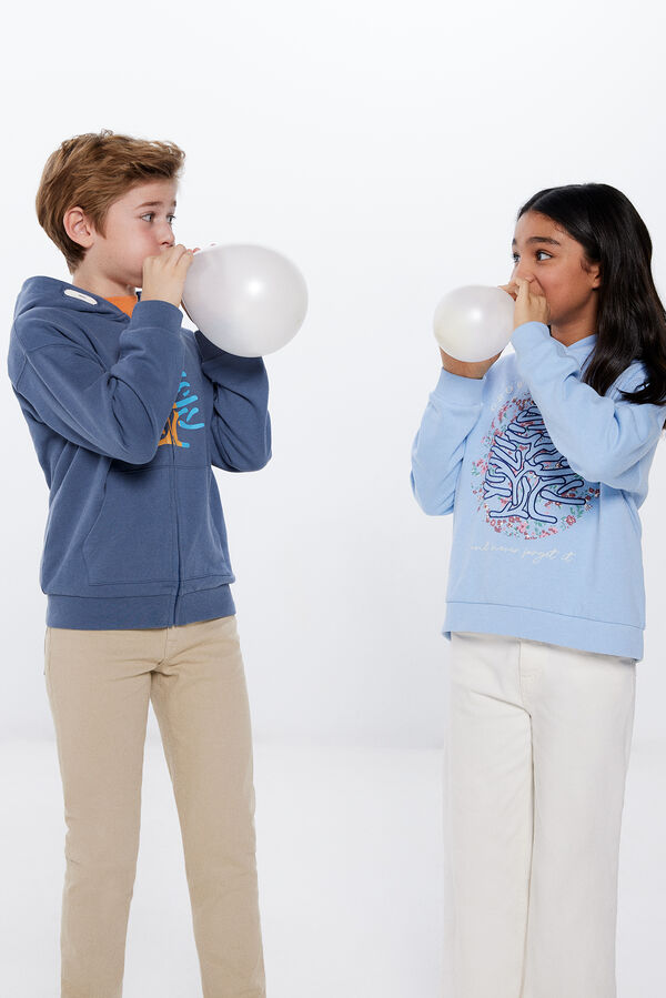 Springfield Kids Sweatshirt capuz &aacute;rvore menina azul