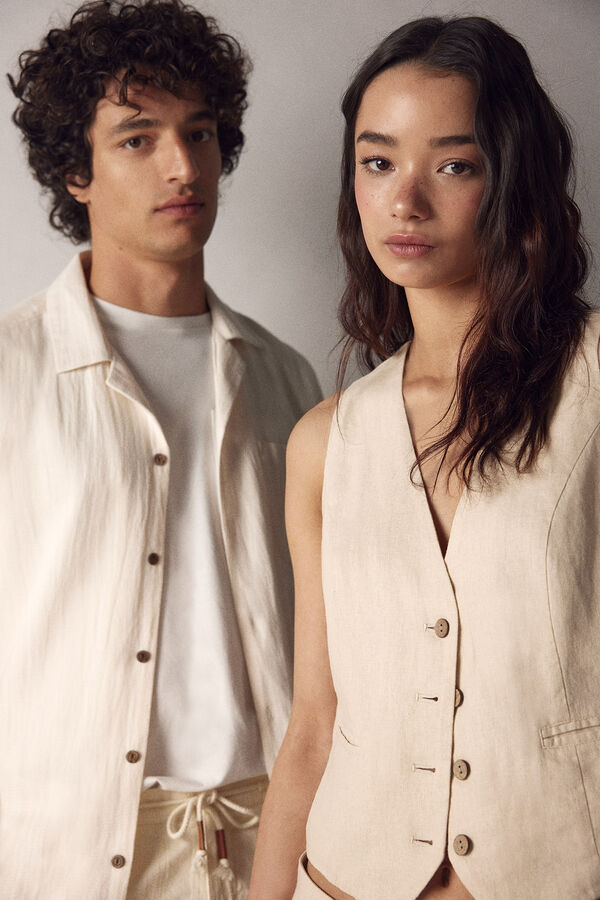 Springfield Bermuda rayas relax fit blanco