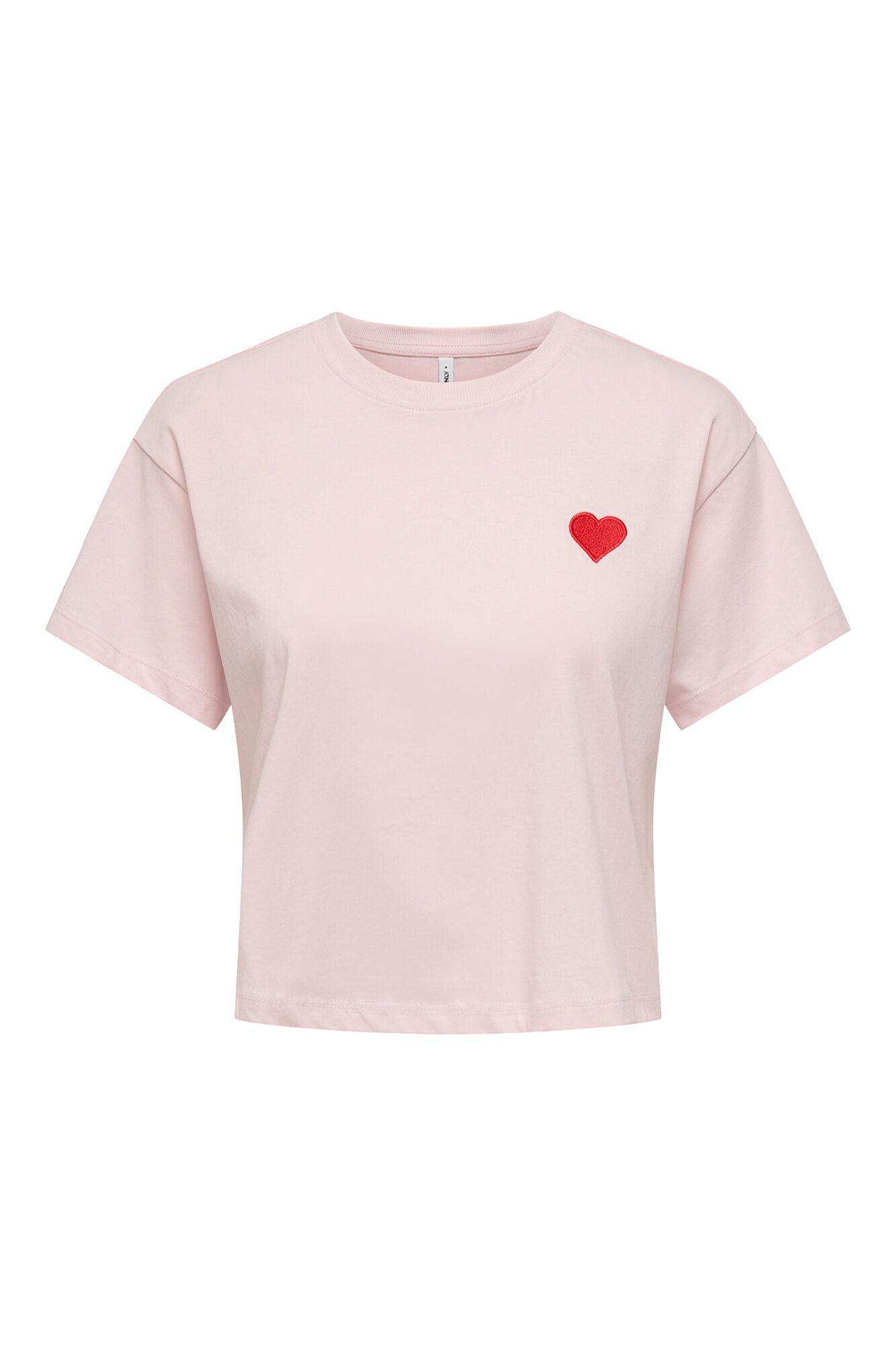 Only Camiseta crop manga corta