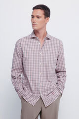 Springfield Camisa xadrez pequena rosa