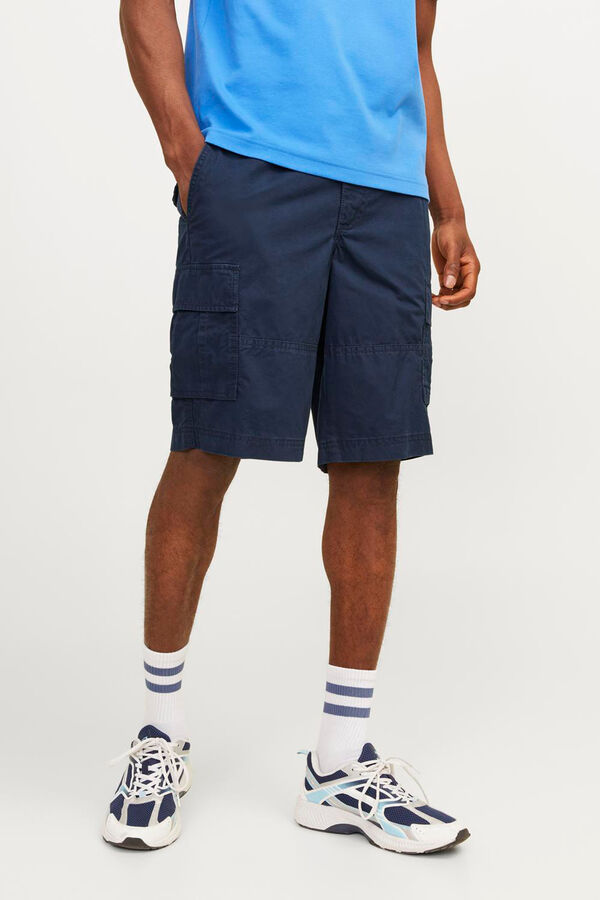 Jack & Jones Pantal&oacute;n corto tipo cargo azul