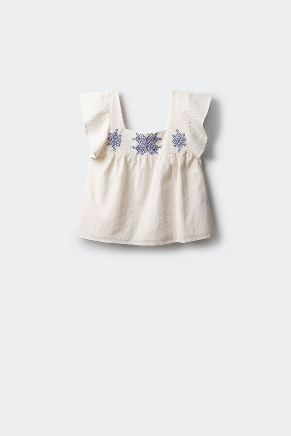 Springfield Kids Top bordados para ni&ntilde;a marr&oacute;n