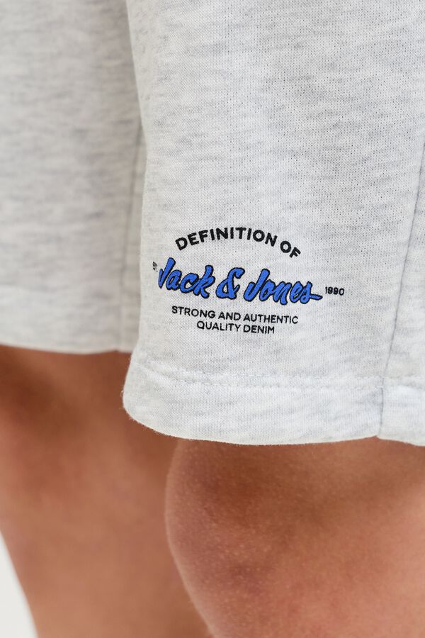 Jack & Jones Junior Cal&ccedil;&otilde;es de felpa regular branco