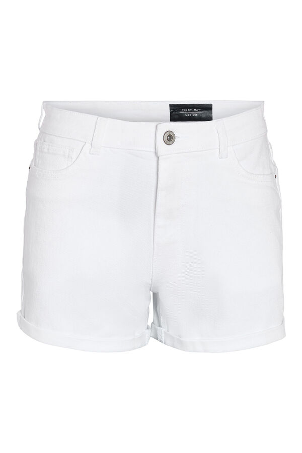 Noisy May Cal&ccedil;&otilde;es de ganga com bainha branco