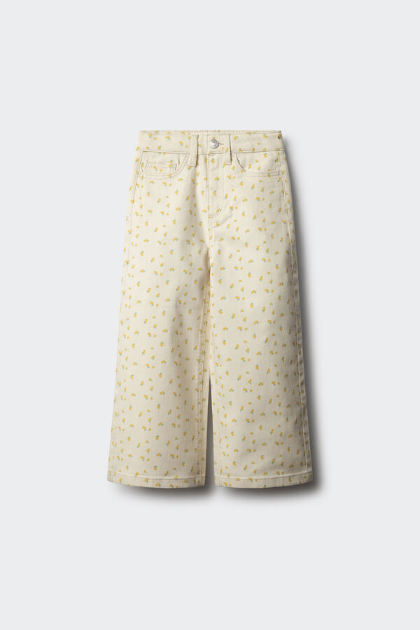 Springfield Kids Pantalon Culotte Estampado ni&ntilde;a blanco