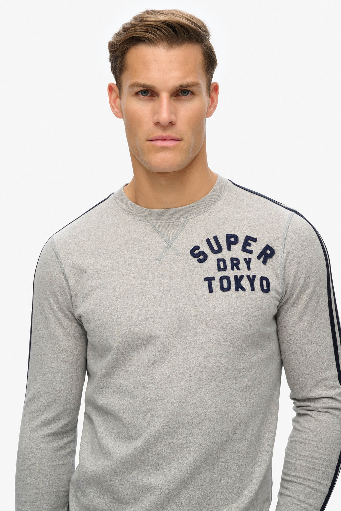 Superdry Camiseta Rayas De Manga Larga