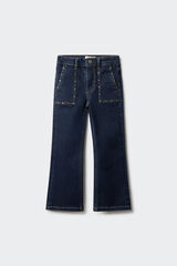 Springfield Kids Pantal&oacute;n Kick flare Tachas ni&ntilde;a azul