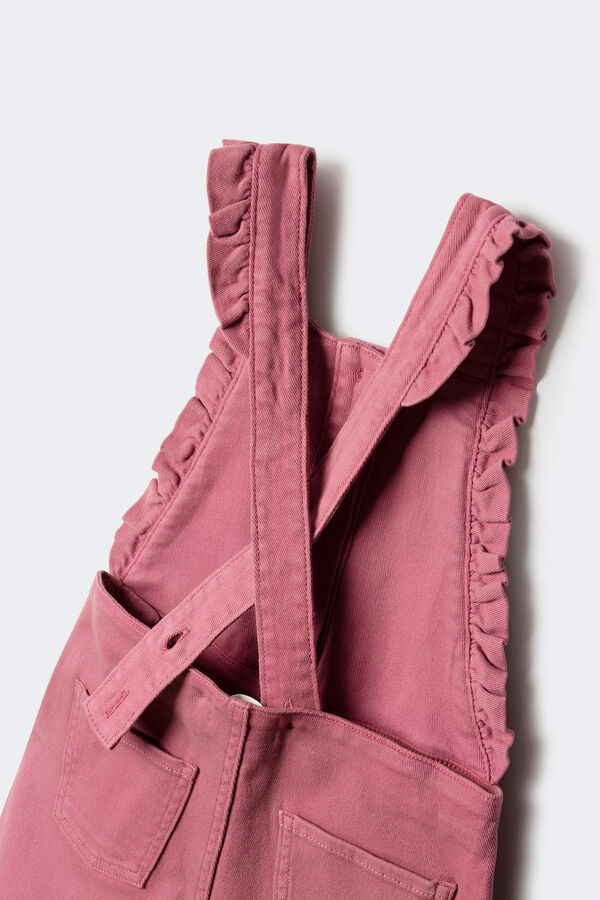 Springfield Kids Macac&atilde;o longo com babados para meninas rosa