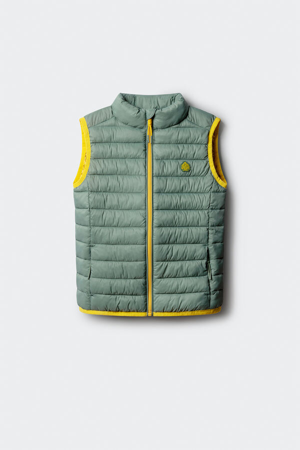 Springfield Kids Chaleco acolchado ni&ntilde;o. verde