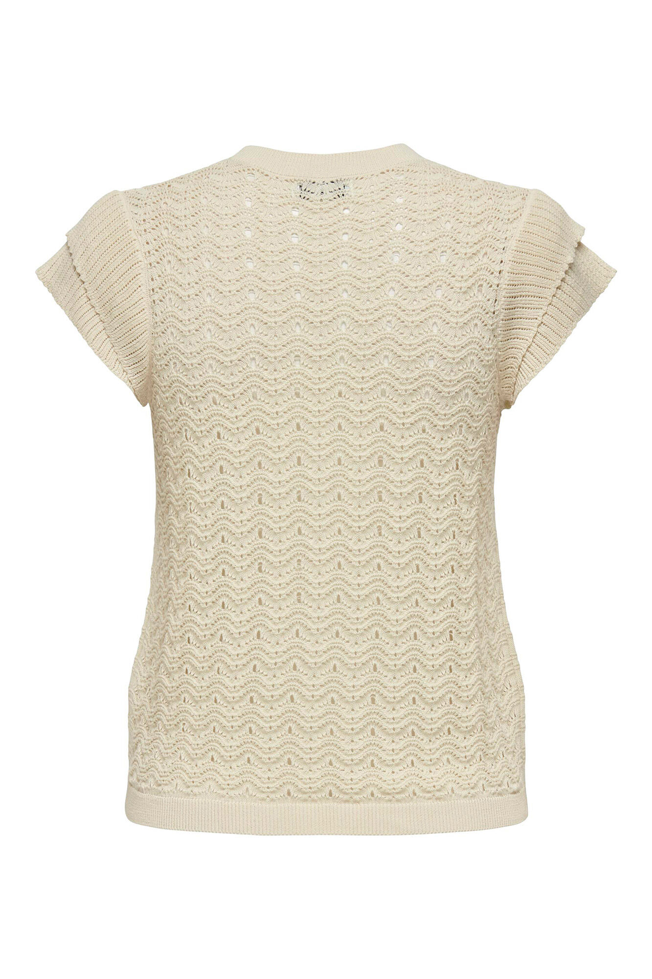 JDY Top de malha folhos