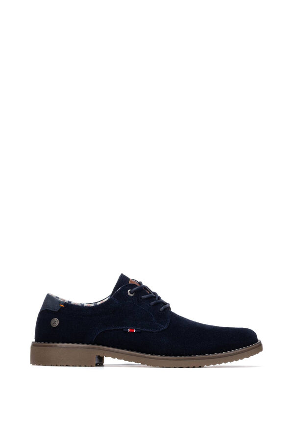 XTI Sapatos Blucher Cl&aacute;ssico azul
