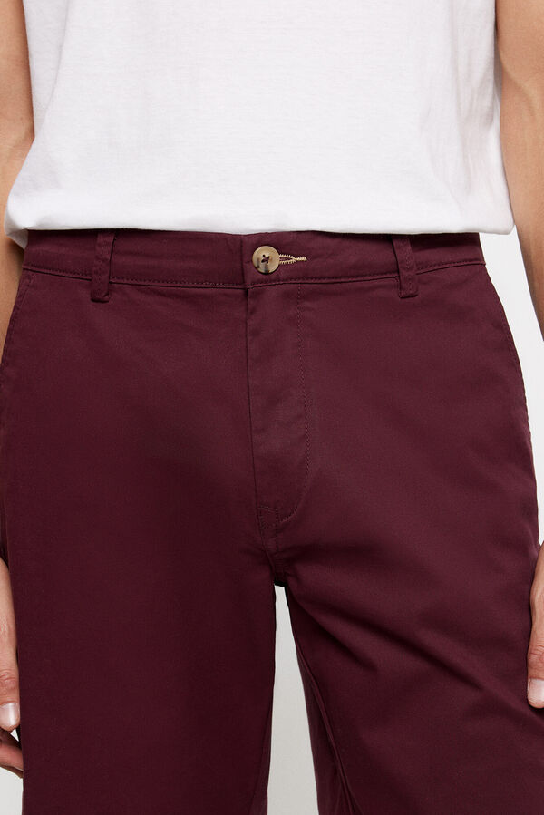 Springfield Bermuda color comfort fit burdeos