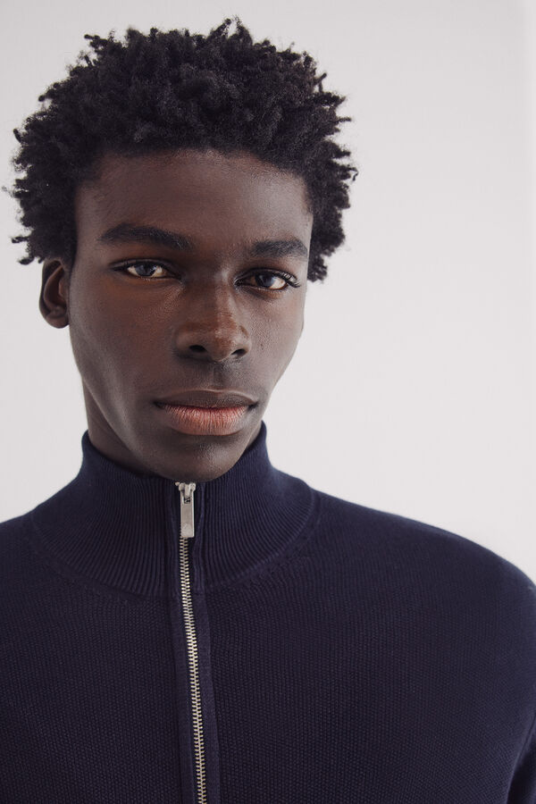 Springfield C&aacute;rdigan estructura color azul