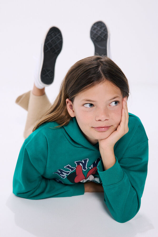 Springfield Kids Sudadera capucha Minnie Mouse ni&ntilde;a blanco