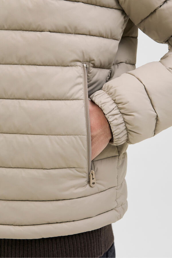 JJ REBEL Blus&atilde;o acolchoada leve cinzento