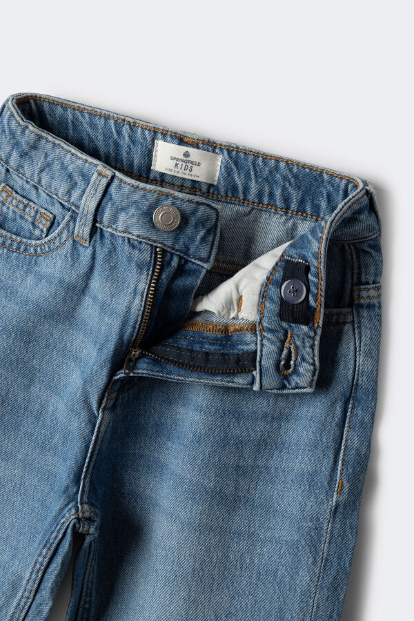 Springfield Kids Pantalon denim skater ni&ntilde;o azul