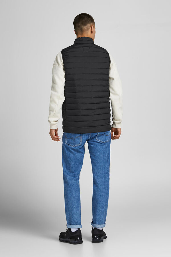 Jack & Jones Chaleco Puffer negro