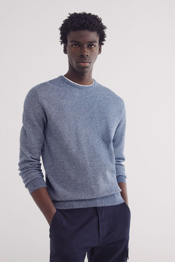 Springfield Jersey estructura liso azul