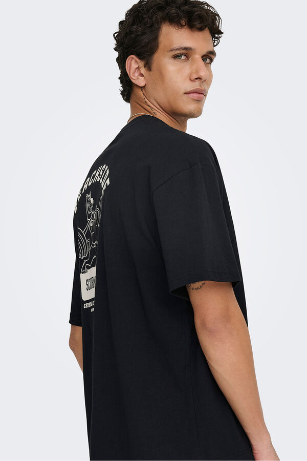 Only & Sons T-shirt Scooby-doo preto