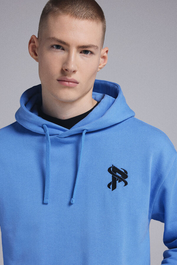 Springfield Sudadera capucha under control Pedri x Springfield azul