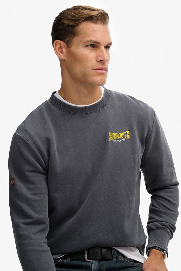 Superdry Sudadera loose azul