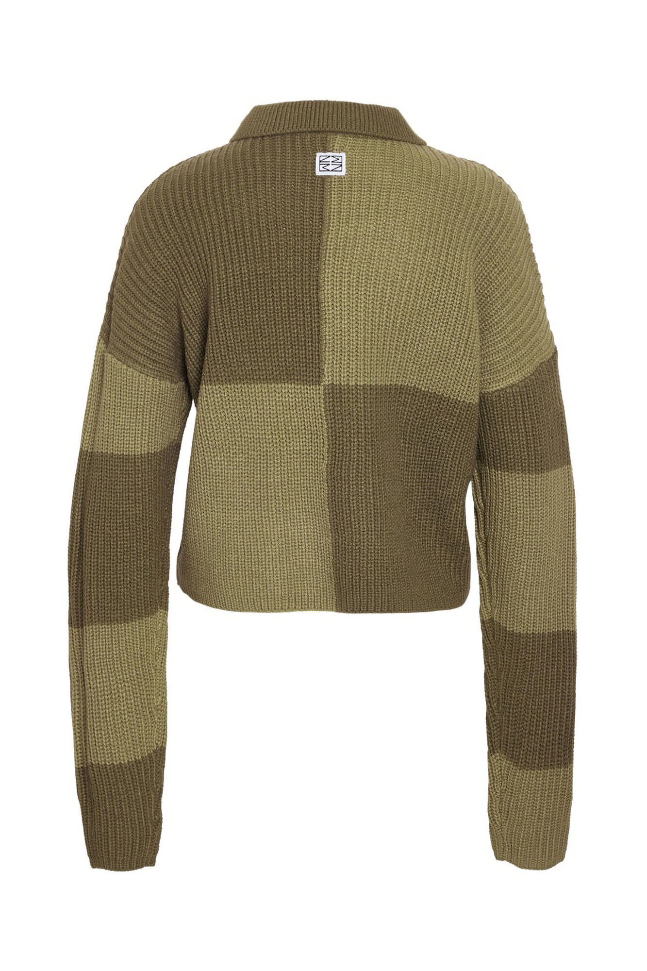 Noisy May casaco de malha com fecho-&eacute;clair