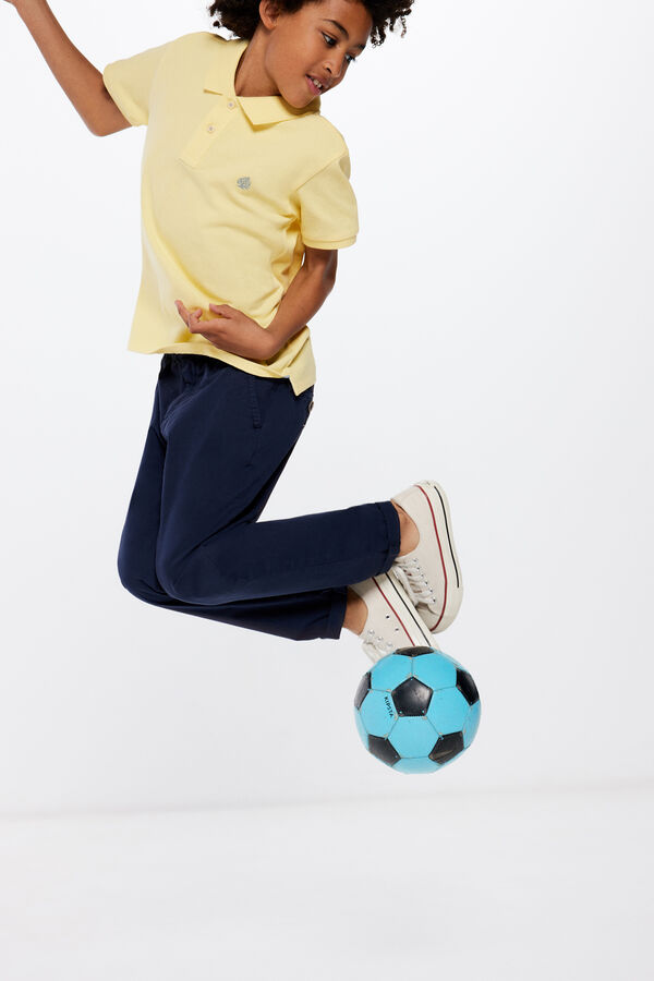 Springfield Kids Cal&ccedil;as chino leve rapaz azul