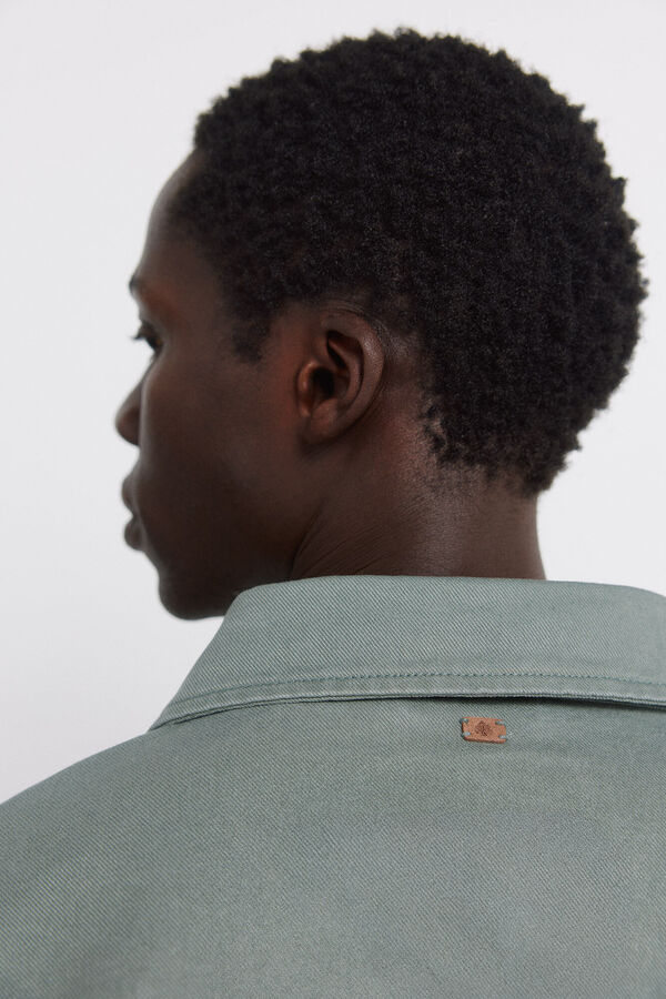Springfield Sobrecamisa algod&oacute;n overshirt fit verde
