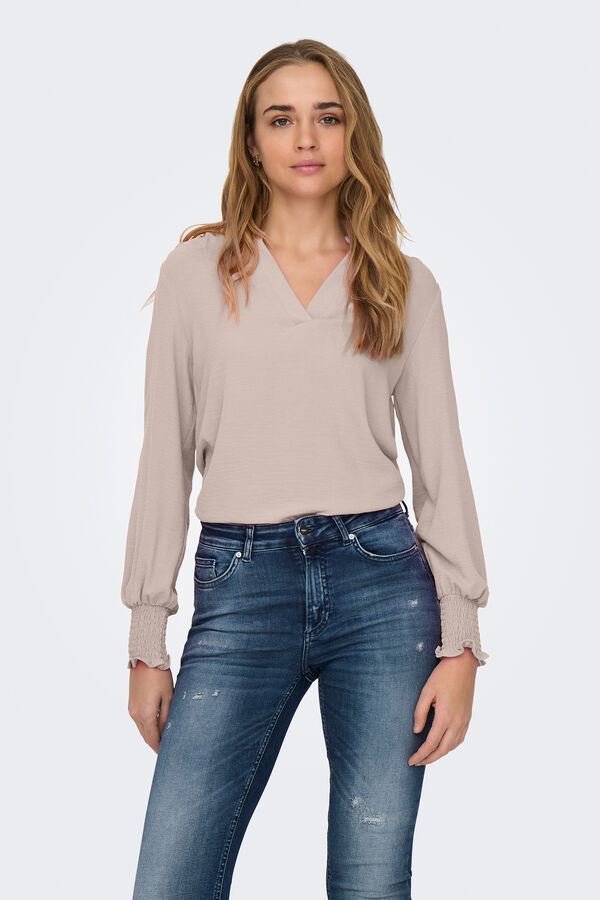 Only Blusa fluida blanco
