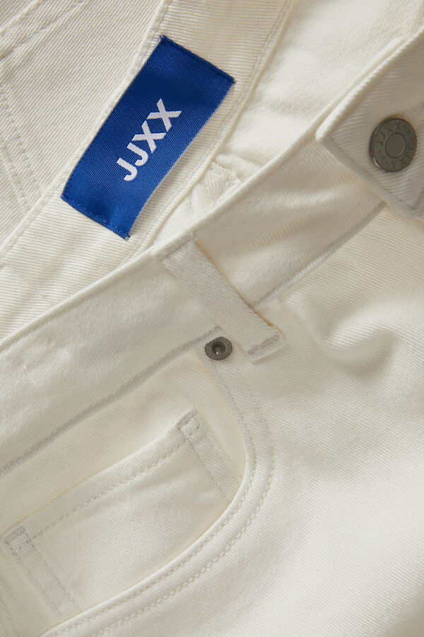 Jack & Jones Shorts vaqueros de tiro alto cru