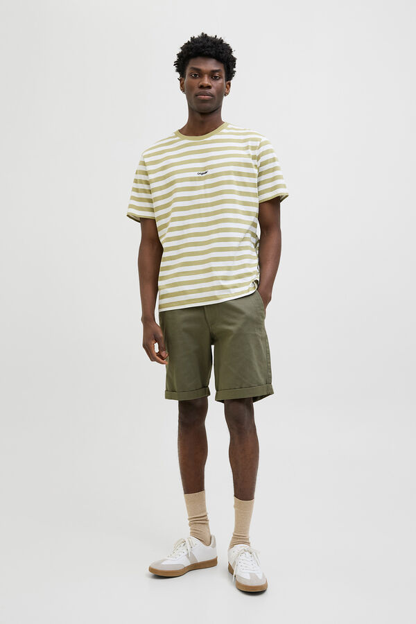 Jack & Jones Bermuda estilo chino regular fit tostado