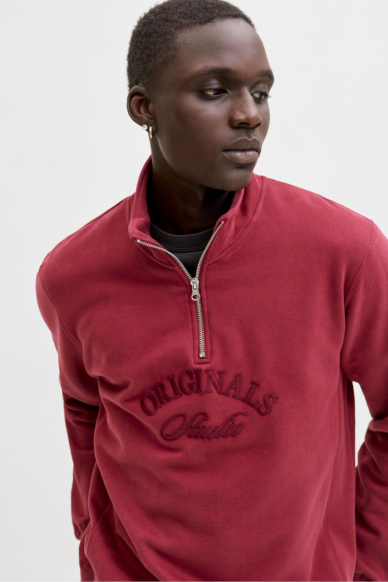 Jack & Jones Sudadera cuello cremallera