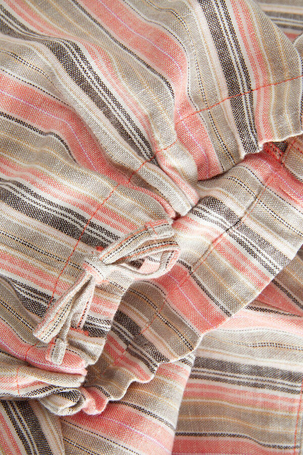 Jack & Jones Cal&ccedil;as de riscas linho vermelho