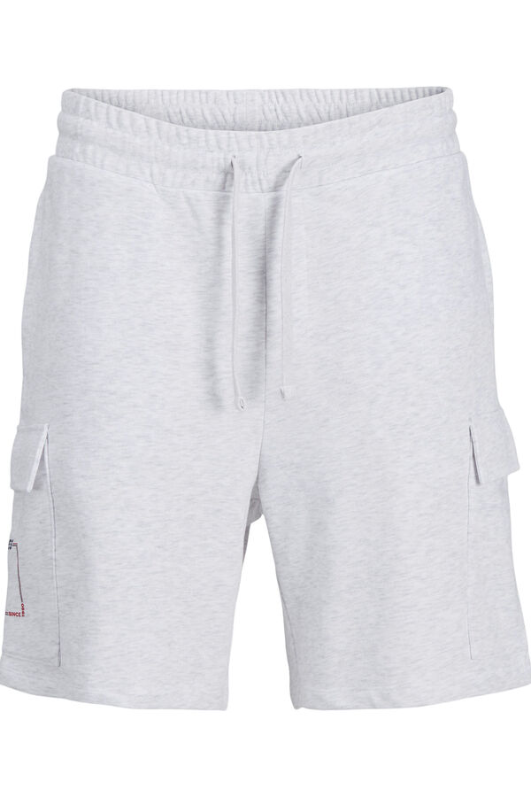 Jack & Jones Short relaxed fit estilo jogger blanco