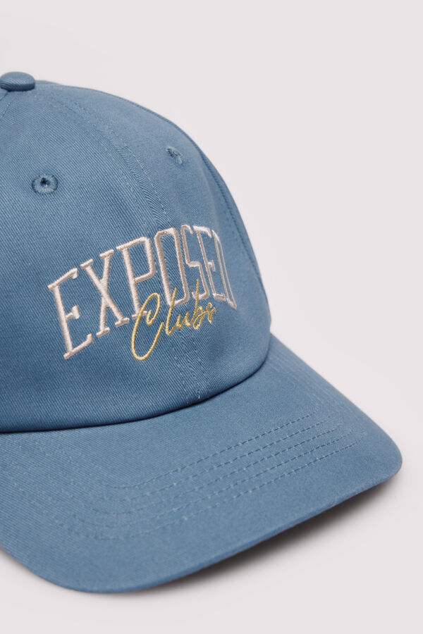 Springfield Bon&eacute; com texto bordado azul