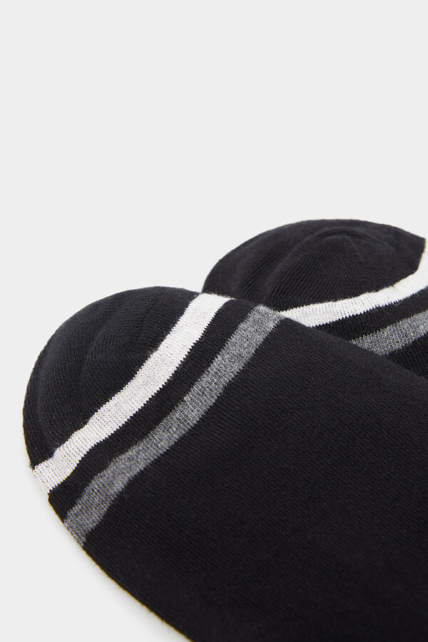 Springfield Meia soquete rib preto