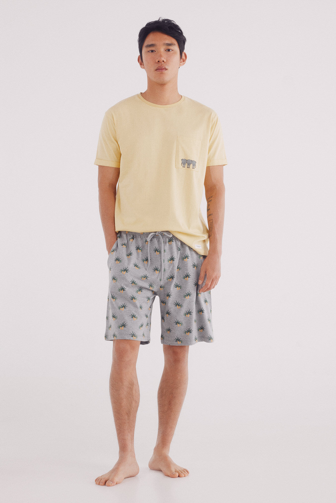 Springfield Pijama curto elefante