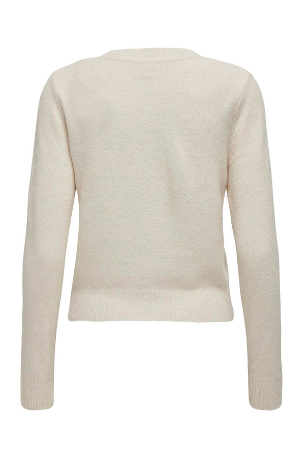 Only Jersey con perlas gris