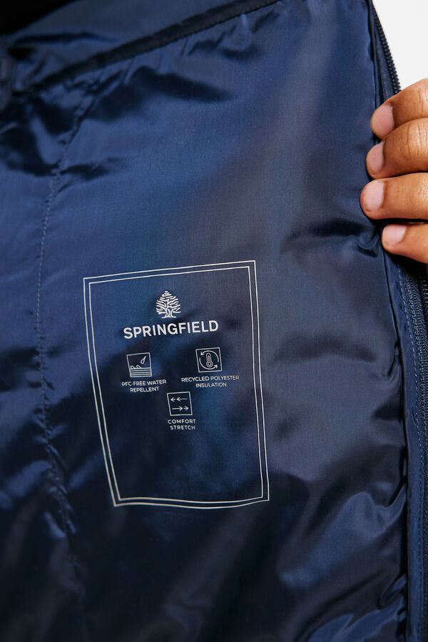Springfield Casaco combinado capuz azul