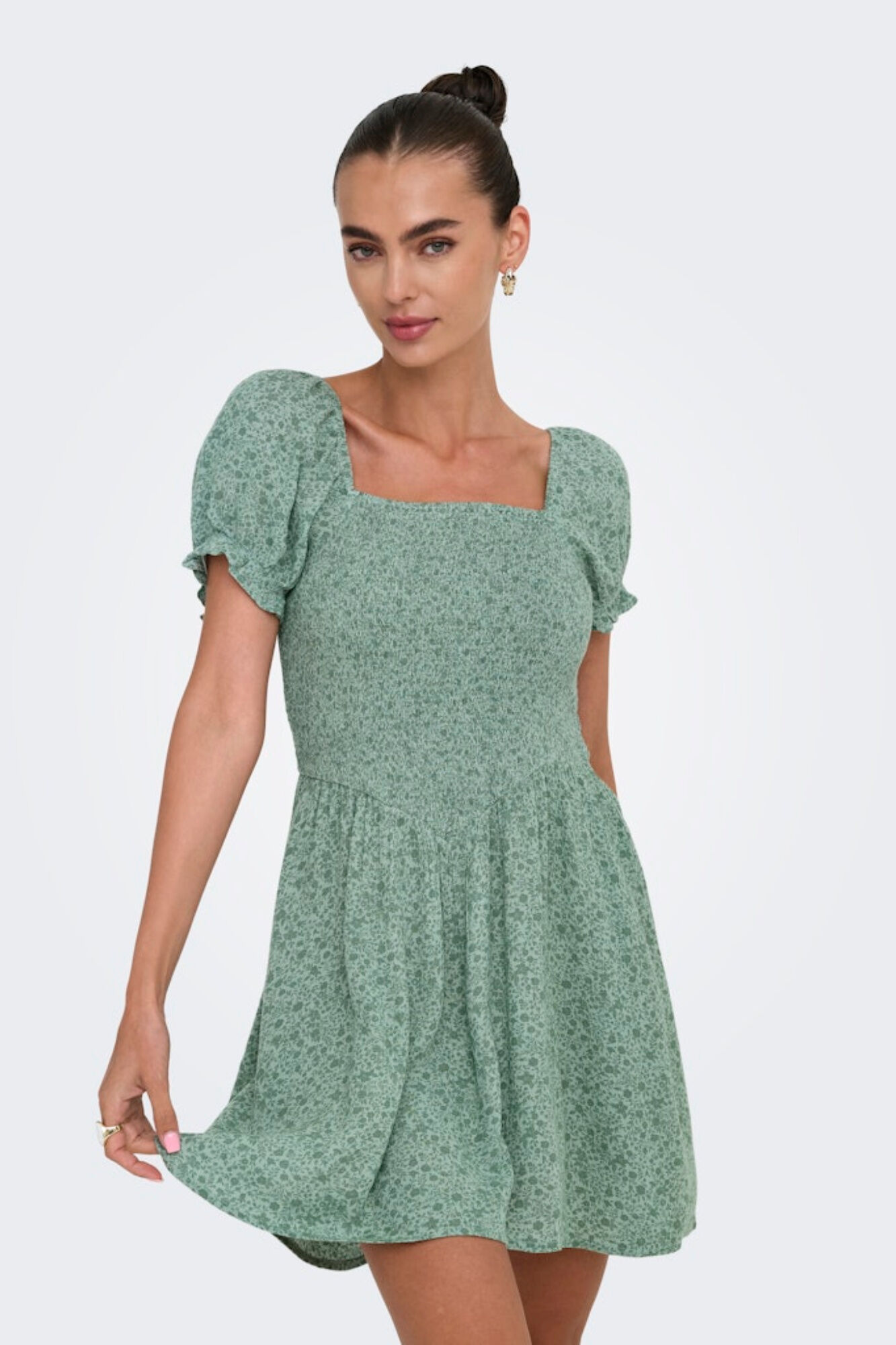 Only Vestido corto smock
