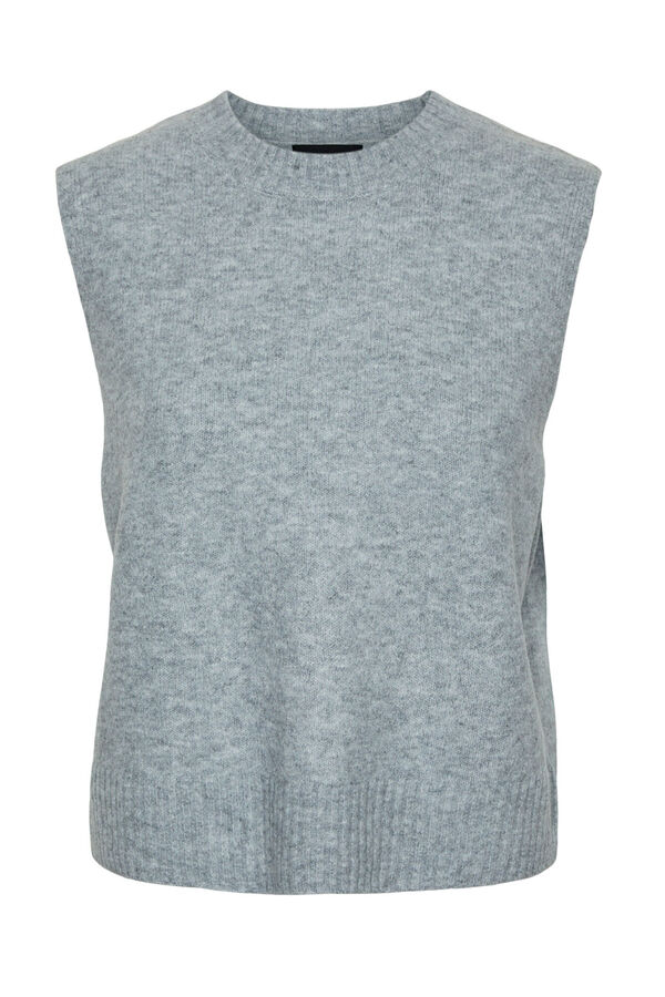Pieces Chaleco de punto gris
