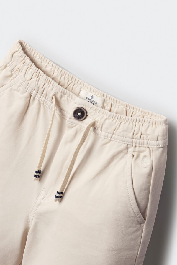 Springfield Kids Bermuda chino para niño blanco