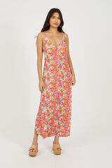 Brave Soul Vestido de al&ccedil;as estampado branco