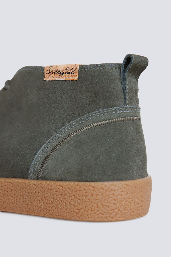 Springfield Bot&iacute;n piel serraje soft gris
