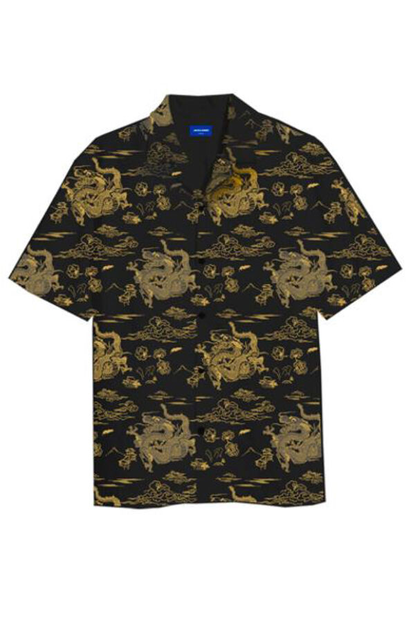 Jack & Jones Camisa regular fit negro