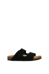 XTI Sandalias doble tira velcro negro