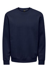 Only & Sons Sweatshirt b&aacute;sica  azul